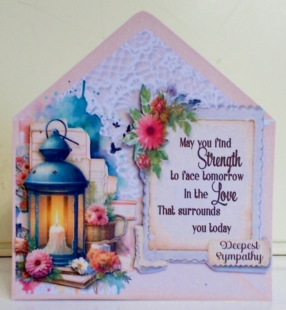 All Occasions 7 x 7 Envelope Shaped Card No 2 by Pam Stubley