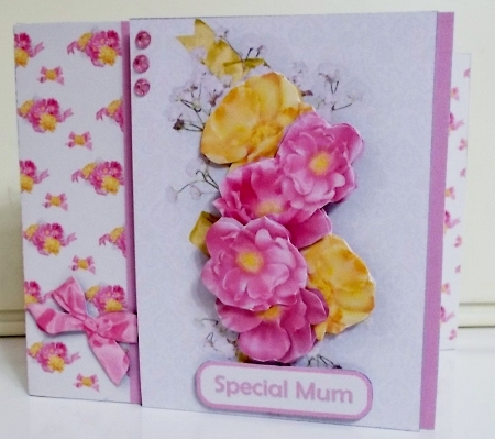 Summer Blooms - 7 x 5 Offset Front Card Mini Kit by Pam Stubley