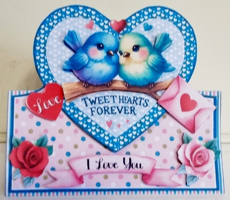Valentine Tweetheart Tent Card Kit-2  by Pam Stubley