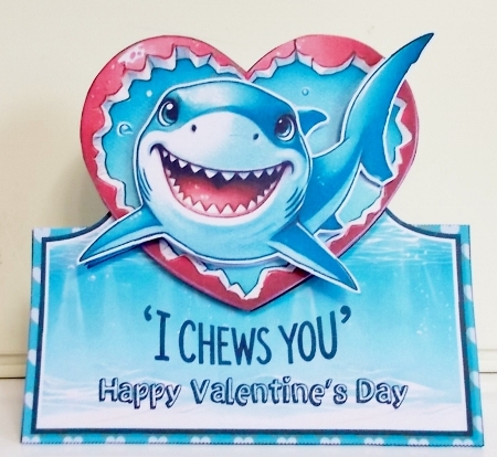 I Chews You Valentine Tent Card Kit by Pam Stubley