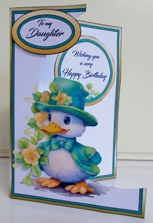 Cutaway Cute Duck by Pam Stubley