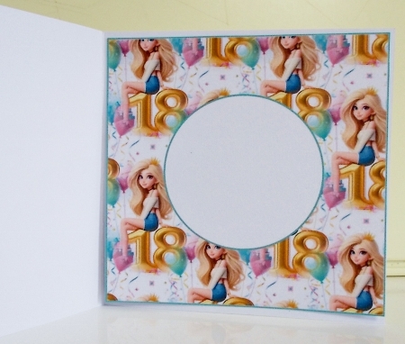 18 birthday balloons insert by Pam Stubley