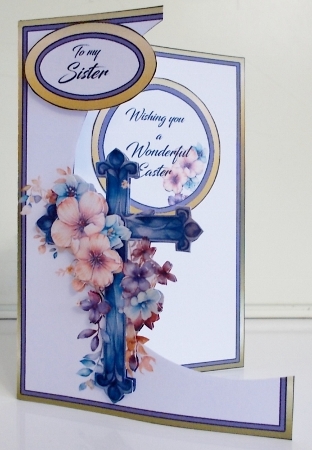 Cutaway Easter Cross by Pam Stubley