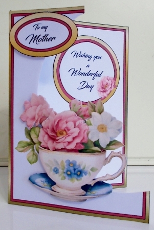 Cutaway Floral cup by Pam Stubley