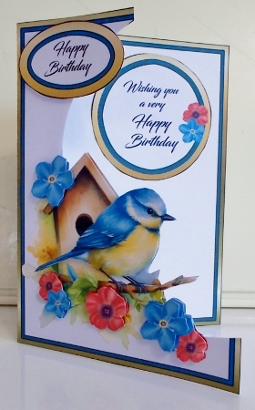 Cutaway Blue bird by Pam Stubley