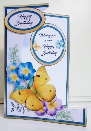 Cutaway Yellow Butterfly by Pam Stubley