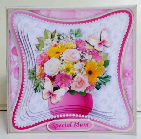 Bright Bouquet - Curved Frame Card Mini Kit by Pam Stubley