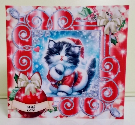 Kitty Kisses with Christmas Wishes by Pam Stubley