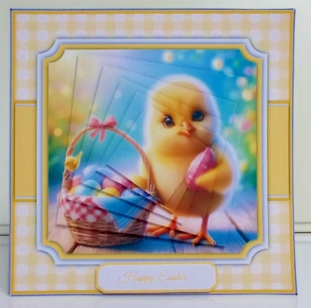 Easter Chick Twisted Pyramid Mini Kit by Pam Stubley