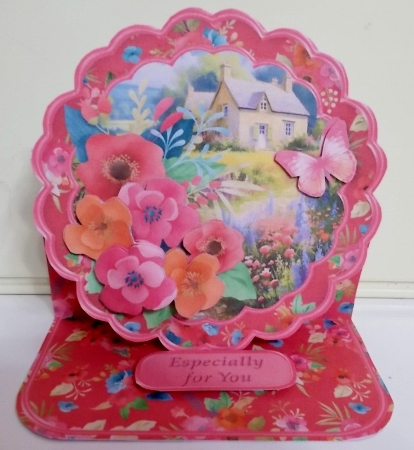 Cottage Garden - Framed Easel Card Mini Kit by Pam Stubley