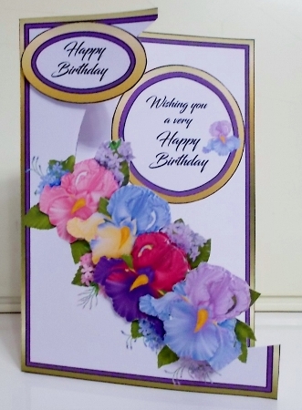 Cutaway Beautiful Irises by Pam Stubley