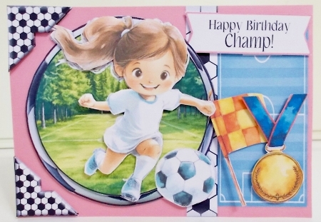 Football Mad 14 5x7 by Pam Stubley