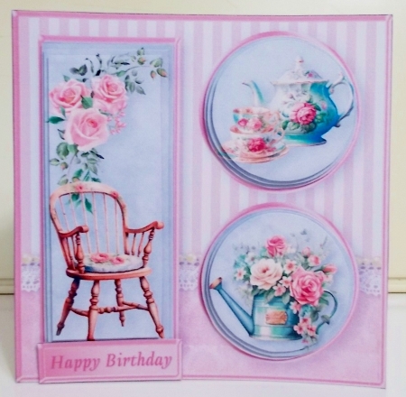 Shabby Chic Living - Triple Pyramid Card Mini Kit by Pam Stubley
