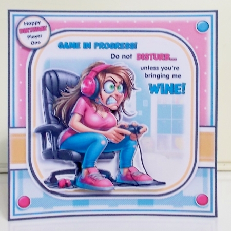 Player One! (Wine) by Pam Stubley