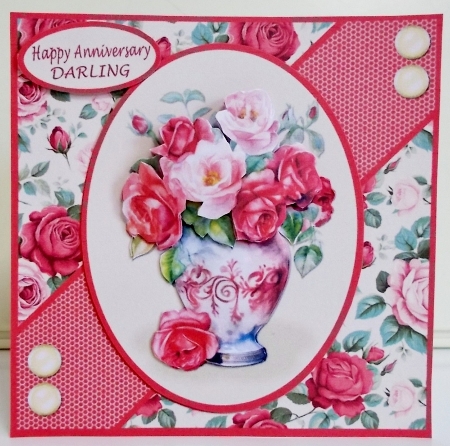 Red & Pink Roses 7x7 Card Front Minikit Featured Gallery Photo