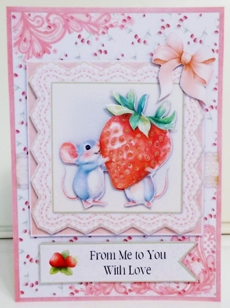 Strawberry Delights 13 5x7 by Pam Stubley