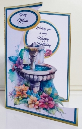 Cutaway Floral fountain by Pam Stubley