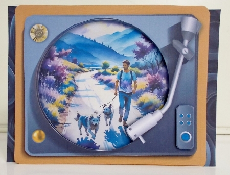 Dads Record Deck 8 by Pam Stubley