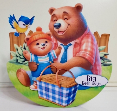 Papa Bear 2 Rocker Card Mini Kit by Pam Stubley