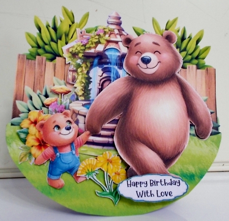 Papa Bear 4 Rocker Card Mini Kit by Pam Stubley
