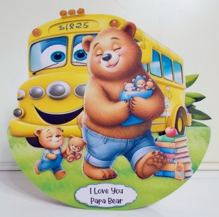 Papa Bear 6 Rocker Card Mini Kit by Pam Stubley