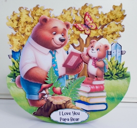 Papa Bear 7 Rocker Card Mini Kit by Pam Stubley