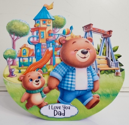 Papa Bear 9 Rocker Card Mini Kit by Pam Stubley