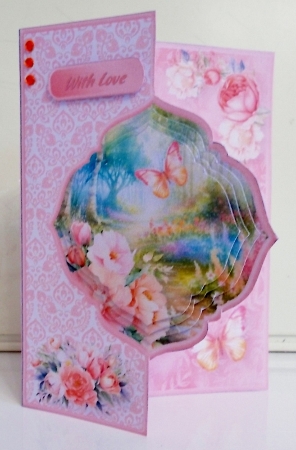Secret Garden - Offset Front Card Mini Kit by Pam Stubley