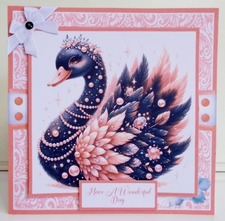 A Beautiful Swan Mini Kit 7x7 by Pam Stubley