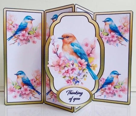 Gatefold Beautiful Bird by Pam Stubley