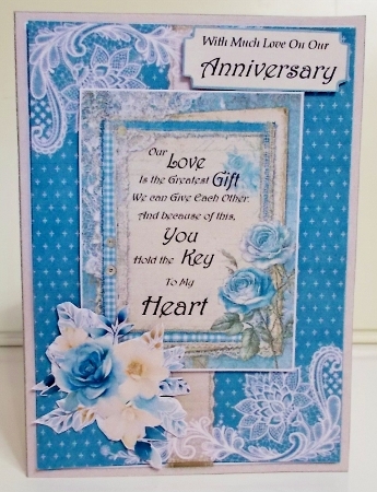 More Than Words - Blue 5 by Pam Stubley