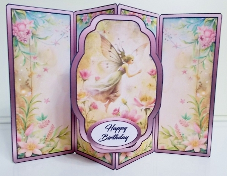 Gatefold pop-out Flower Fairy by Pam Stubley