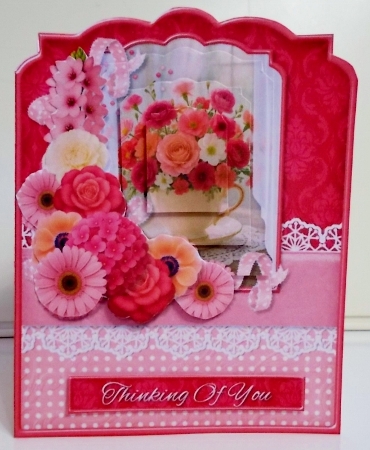 Teacup Bouquet 02 - Decoupage Mini Kit by Pam Stubley
