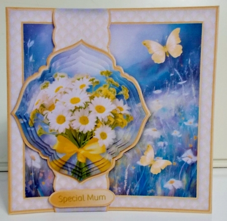 Bunch of Daisies - Border Card Mini Kit by Pam Stubley