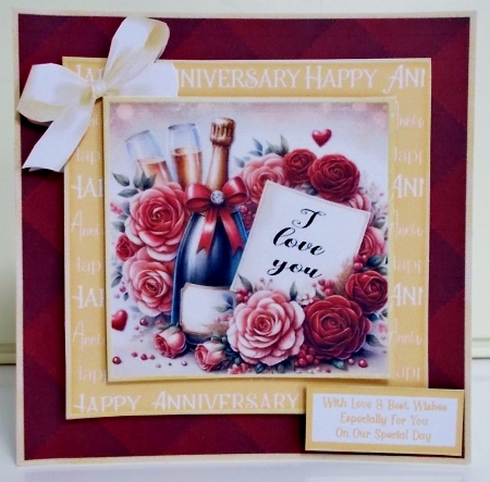 Anniversary Elegant Champagne - 7x7 Mini Kit by Pam Stubley