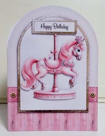 Carousel Cut and Fold Card Kit-7 by Pam Stubley
