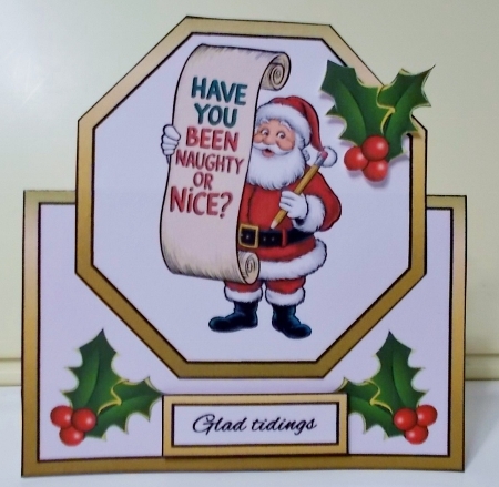 Octagon tent Naughty or nice by Pam Stubley