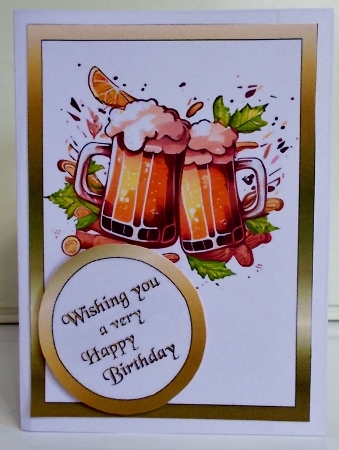 Diagonal pop-out Cheers by Pam Stubley