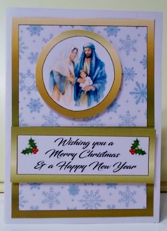 Diagonal pop-out Nativity by Pam Stubley