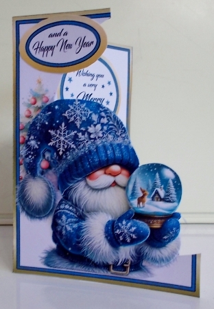 Cutaway Blue Gnome by Pam Stubley