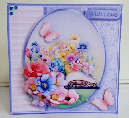 Summer Reading - Decoupage Card Mini Kit by Pam Stubley