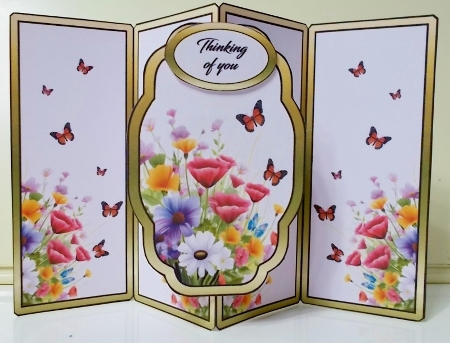 Gatefold pop-out Summer by Pam Stubley