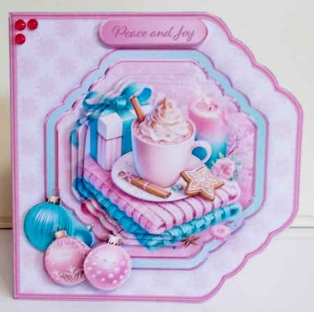 Cosy Christmas - Cut Corners Card Mini Kit by Pam Stubley