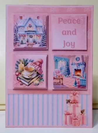 Christmas at Home - Squares Card Mini Kit by Pam Stubley