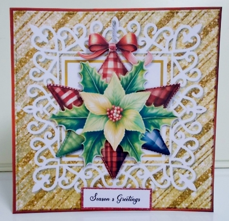 Poinsettia Ornament Mini Kit by Pam Stubley