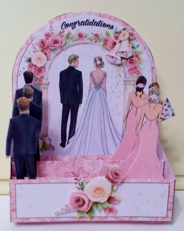 Wedding Day Box Card - Blush by Pam Stubley