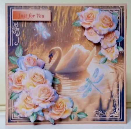 Golden Sunrise - Decoupage Card Mini Kit by Pam Stubley