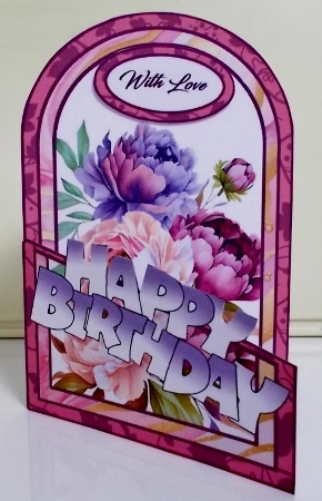 Cutaway Pretty Peonies by Pam Stubley