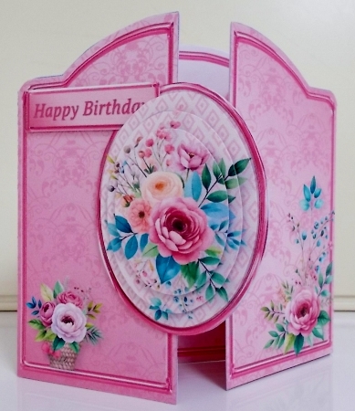 Pretty Posy - Gatefold Card Mini Kit by Pam Stubley