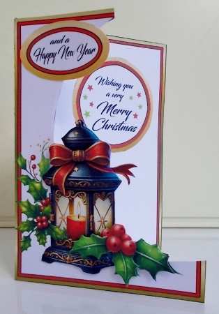 Cutaway Festive lantern by Pam Stubley